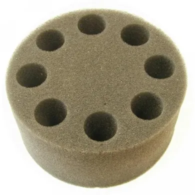 Scilogex Foam Tube Insert for 8 Test Tubes 20mm Diameter