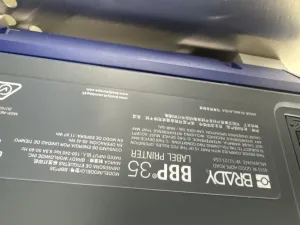 Brady BBP35 Label Printer for Laboratory and Industrial Labeling Applications, 2 of 3