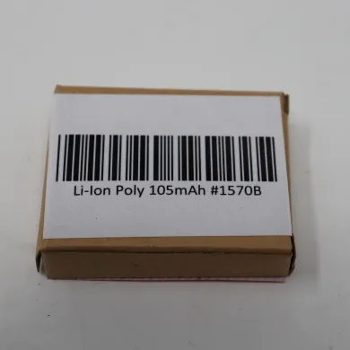 3.7V 105mAh Lithium-ion Battery Model 1570B