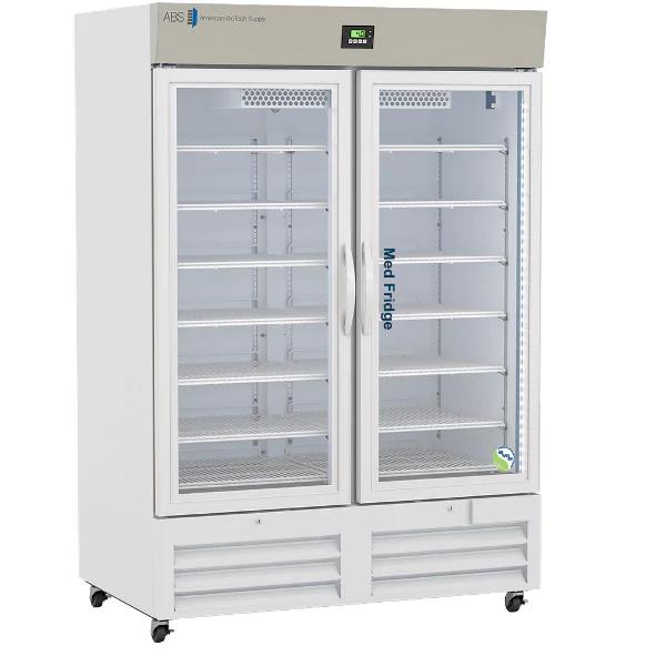 American Biotech Supply 49 Cu Ft Pharmacy Glass Door Refrigerator PH-ABT-NSF-49G
