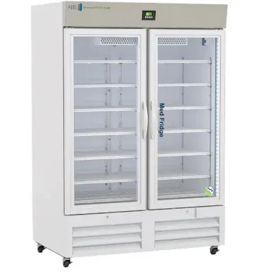 American Biotech Supply 49 Cu Ft Pharmacy Glass Door Refrigerator PH-ABT-NSF-49G