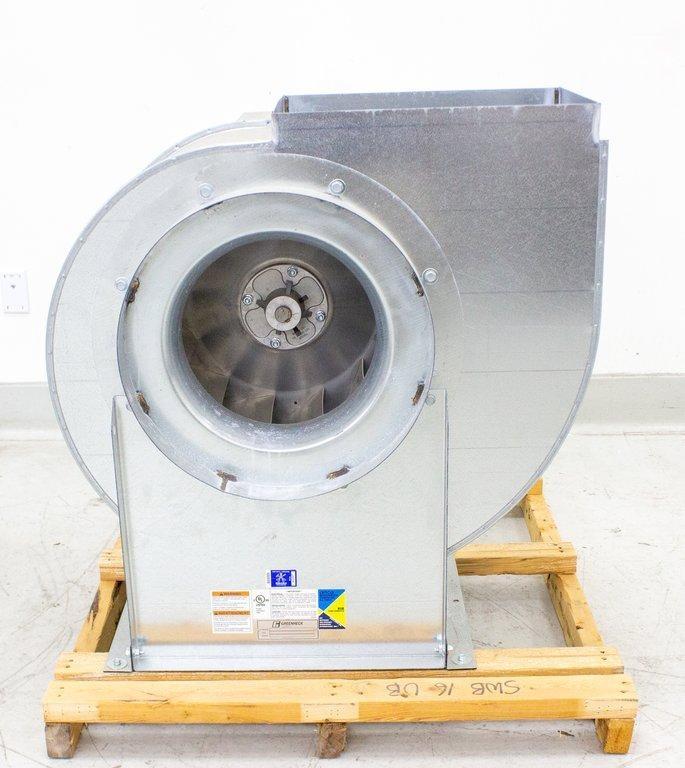 Greenheck SWB-116-20-CW-UB-X Utility Blower, 13,500 CFM, 4 in. WG Pressure