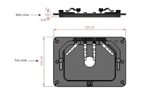 Okolab H401-K-FRAME-METAL-RECESSED Thermal Plate with H401-T-CONTROLLER/H401-T-PENNY Temperature Controllers, 2 of 4