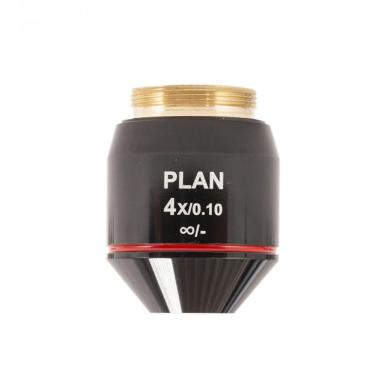 Accu-Scope 4x Infinity Plan Achromat Microscope Objective-cover