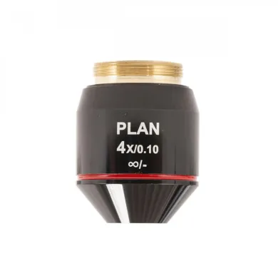 Accu-Scope 4x Infinity Plan Achromat Microscope Objective