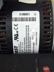 BioTek Instruments GAST Vacuum Pump 7103034, 4 of 5