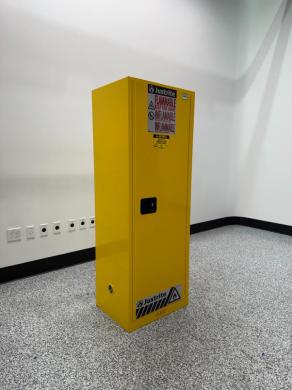 Justrite 892300 22 Gallon Flammable Liquid Storage Cabinet for Laboratory Safety-cover