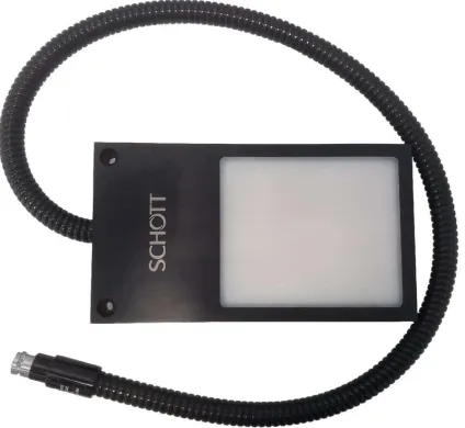 Schott Fiber-Optic Backlight 4.0" x 5.0 A08925 with Calibrated Uniform Illumination