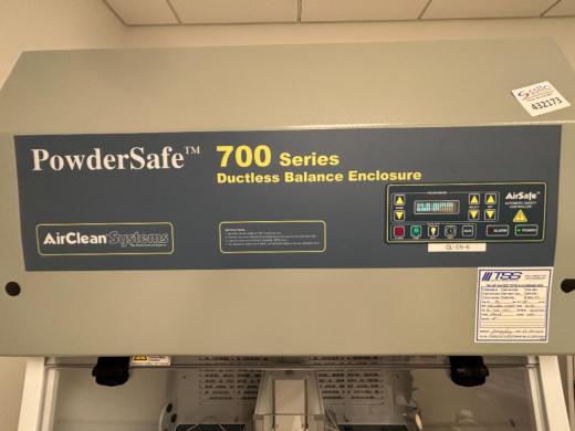 AirClean Systems PowderSafe 700 Series AC760C Ductless Balance Enclosure for Controlled Weighing-cover