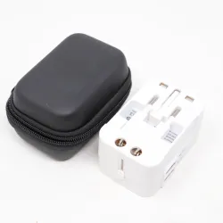 Universal Travel Power Adapters with Multi-Region Outlets and Dual USB Ports (3-Pack), 2 of 8
