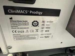 Miltenyi CliniMACS Prodigy Automated Cell Processing Platform for Cell Selection and Preparation, 3 of 3