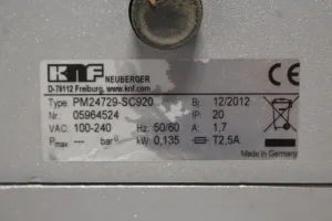 KNF SC 920 Vacuum Pump System, 3 of 4