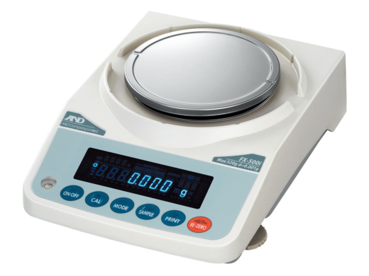 A&D FX-500i Precision 3-Place Balance with 520 g Capacity and 0.001 g Readability-cover