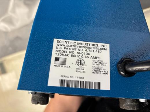 Scientific Industries SI-0136 Vortex Genie 1 Touch-Activated Laboratory Mixer-cover