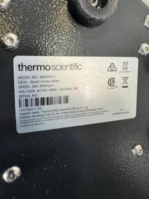 Thermo Scientific Basic Vortex Mixer with Digital Speed Control, 120 V, 20 W-cover