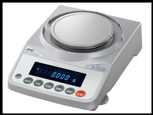 A&D FX-120iWP Precision 3-Place Balance with Internal Calibration and Draft Shield-cover