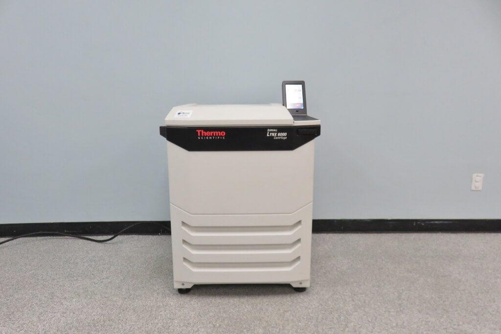 Thermo Scientific Sorvall LYNX 6000 Refrigerated Superspeed Floor Centrifuge with Carbon Fiber Rotors