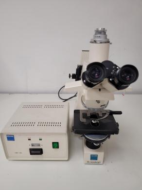Zeiss Axioskop Microscope with Power Supply-cover