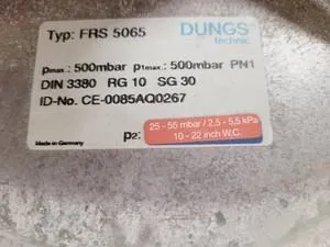Limpsfield LPN3/2051 Natural Gas Burner with Dungs Valve Train, 17 of 24