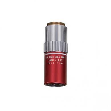 Mitutoyo 100x M Plan APO NIR Infinity Corrected Brightfield Microscope Objective