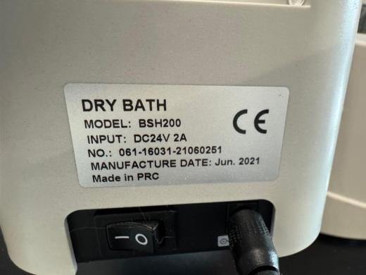 BioExpress GeneMate Mini Dry Bath BSH200 Digital Heating Block-cover