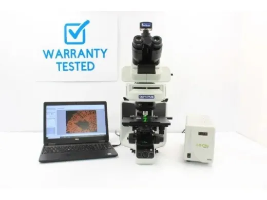 Olympus BX53 Upright Fluorescence Microscope with New Fluorescence Filters
