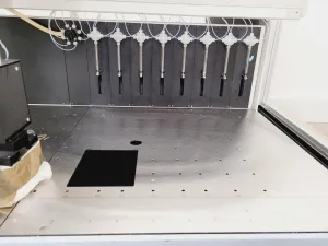 Perkin Elmer Janus Workstation with Purair P40 Fume Hood, 42 of 46