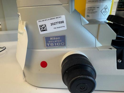 Nikon Eclipse TS100 Inverted Trinocular Microscope for Cell Culture-cover