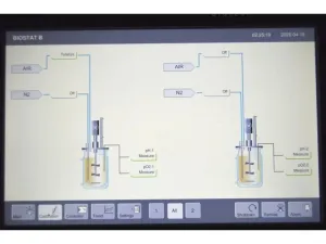 Sartorius Stedim Biostat B Twin Bioreactor System with 2L Autoclavable Single-Wall Glass Vessels, 6 of 27