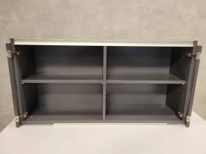 S+B Wall Cabinet DD D.Grey 1200, 2 of 2
