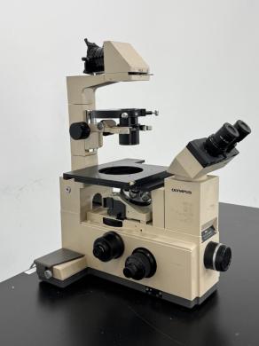 Olympus IMT-2 Binocular Inverted Microscope with Mechanical Stage-cover