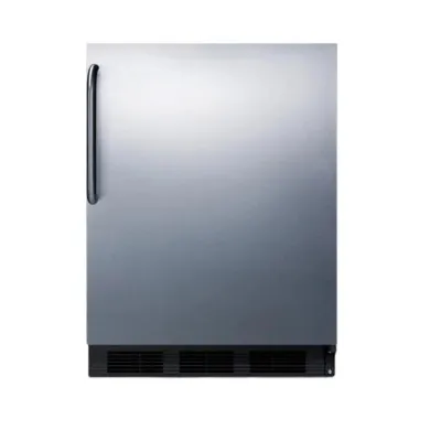 Accucold AL752BKCSS 24" Wide Built-In ADA Compliant All-Refrigerator with Automatic Defrost