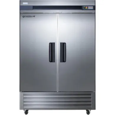 Accucold AFS49ML 49 Cu.Ft. Solid Double Door Upright Pharmacy Freezer for Medical and Biotech Storage