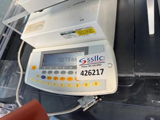 Sartorius ME 5 Microbalance with Integrated Printer and Glass Draft Shield-cover
