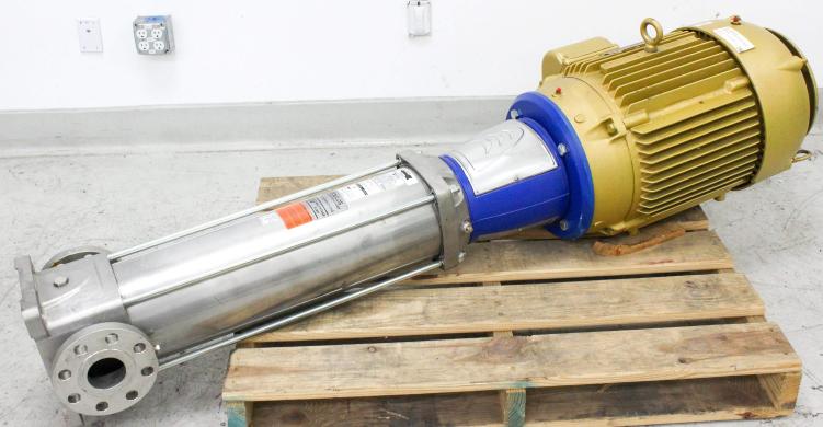 Goulds e-SV Multistage Vertical Pump ESV 2.5X2.5X5.3-2P-BP, Energy Efficient, 725 GPM Max-cover
