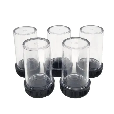 Set of 5 Microscope Objective Storage Cases for RMS Thread Objectives