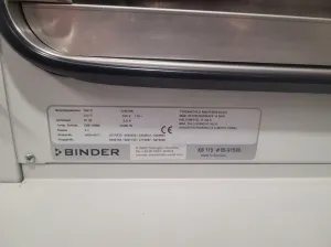 BINDER KB115 Refrigerated Incubator/Drying Oven with Forced Convection, 4 of 8