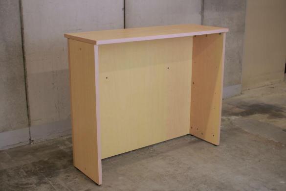 4882 Beige Wood Grain Laboratory Desk W120×D45×H100cm-cover