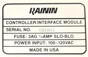 Rainin 7020-115 / 7020-127 Control Interface Module for HPLC Systems, 5 of 11