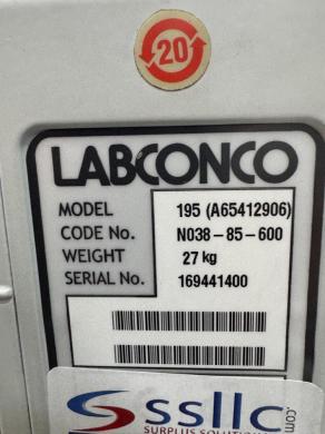 Labconco Model 195 Laboratory Vacuum Pump Unit-cover