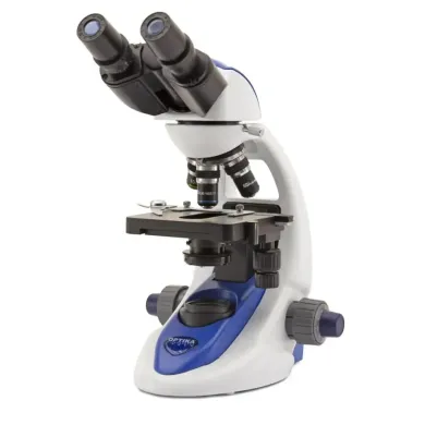 B-190 Binocular Brightfield Microscope with 600x Magnification and PLAN Objectives