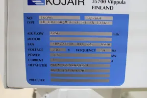 Kojair KR-130 BW MSC CL-II Biological Safety Cabinet, 2 of 4