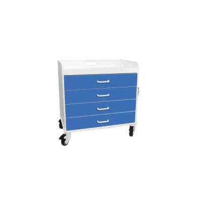 TrippNT Extra Wide Compact Cart with Locking Drawers and HDPE Construction