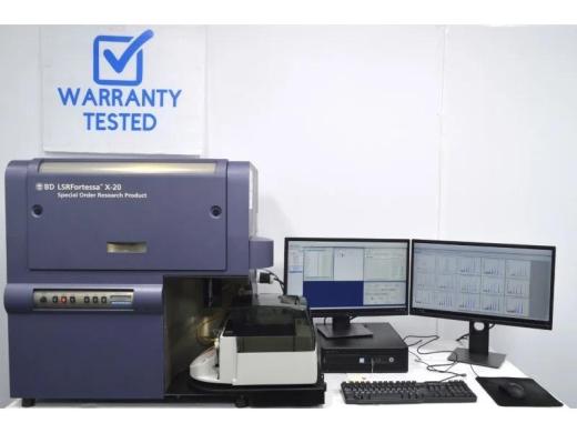 BD LSRFortessa X-20 Flow Cytometer with 4 Lasers, 18 Detectors & HTS Sampler-cover