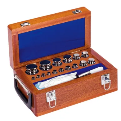 Radwag F1 Mass Standard - Knob Weights With Adjustment Chamber, Set (1 g - 10 kg), Wooden Box