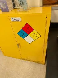 Double-Door Flame Storage Safety Cabinet for Acids and Flammable Chemicals, 3 of 3