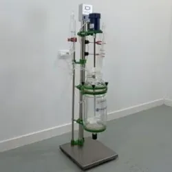 YHCHEM JGR-5 5L Jacketed Glass Reactor with Temperature Control and Adjustable Stirring, 4 of 10