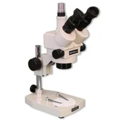 Meiji EMZ-5TRD Trinocular Zoom Stereo Microscope with MA502 Eyepieces and PLS-2 Pole Stand, 3 of 7