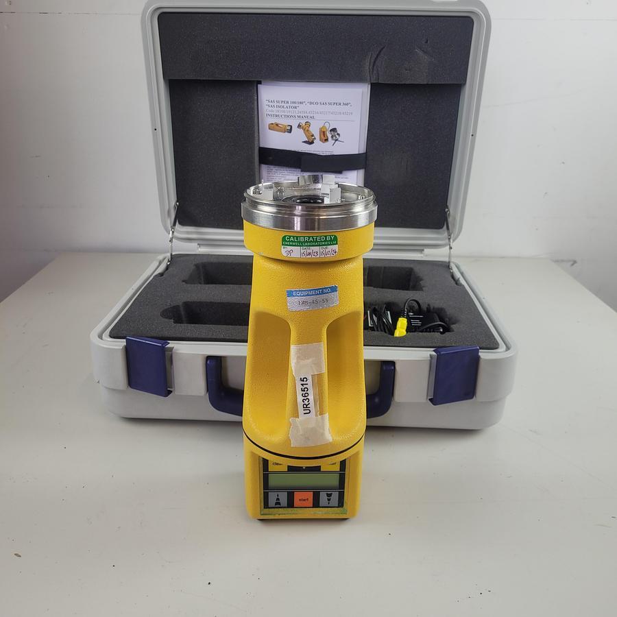 Churwell PBI Air Sampler SAS Super with Case and Charger