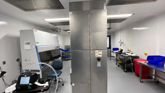 SKAN Cellana 4 Glove Port cGMP-Compliant Aseptic Isolator for Cell and Gene Therapy